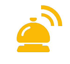 Pictogram of a hotel bell